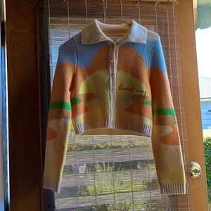 House of Sunny buttoned cardigan